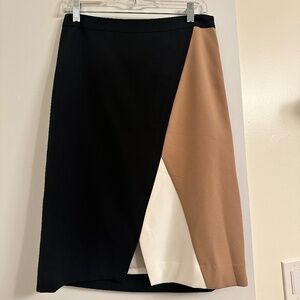 Colorblock A-Line Skirt — Size 4 (NWT)